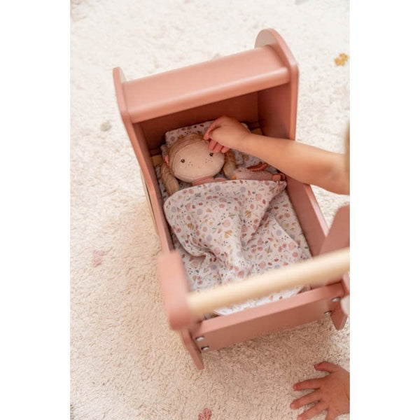Little Dutch Doll Wooden Pram with Bedding