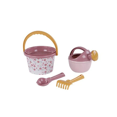 Beach set Pink Flowers Set of 5