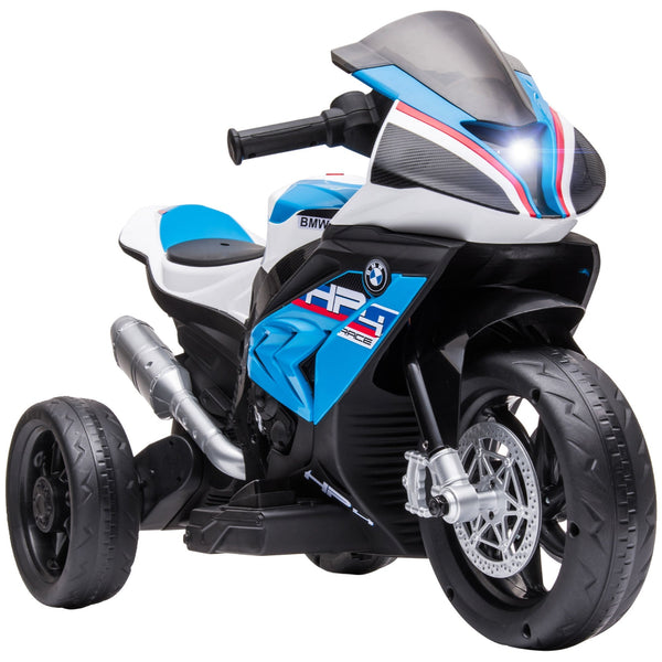 Children's Motorcycle 18-60 Months BMW HP4 Model with Headlights, Music and Pedals, in PP and Metal, 82.5x42x54 cm, Blue
