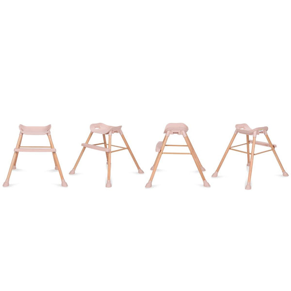 Kidwell Eatan 4in1 Highchair, Wood Pink