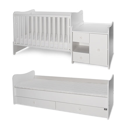 Lorelli Convertible Multipurpose Nursery Furniture - MINIMAX- FREE MATTRESS