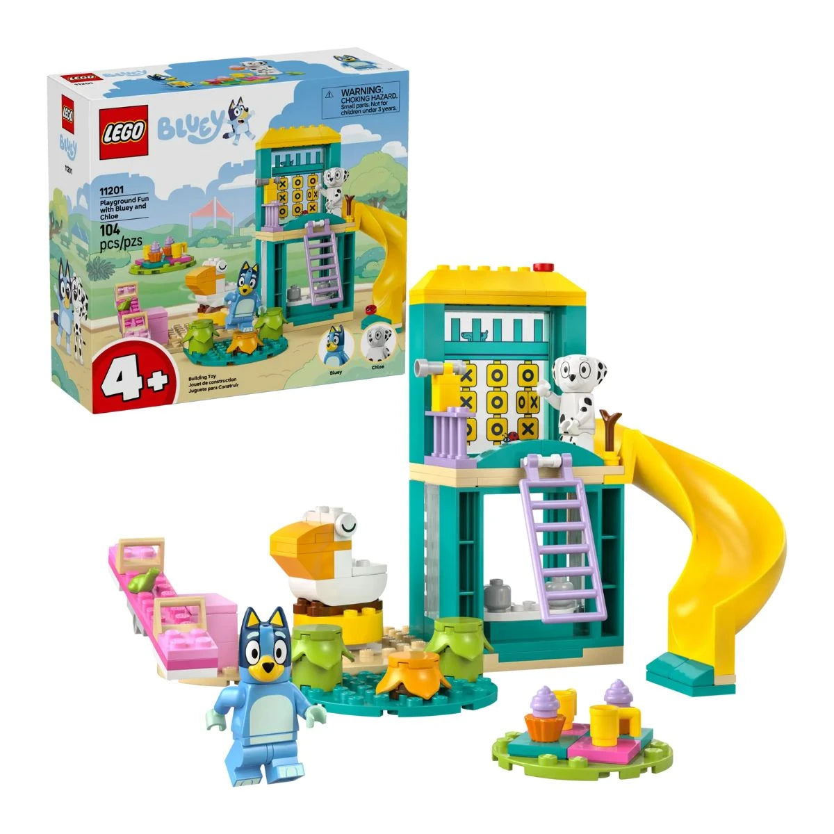 LEGO Bluey Playground With Bluey And Chloe 104 Pcs