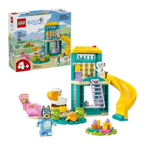 LEGO Bluey Playground With Bluey And Chloe 104 Pcs