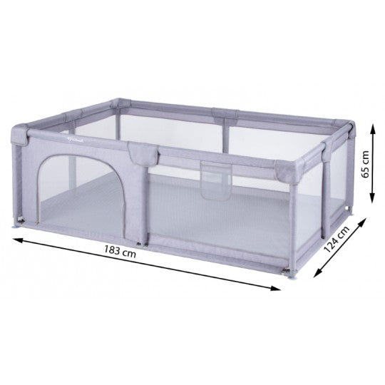 Kidwell Fanko Large Playpen (120 x 180cm), Grey