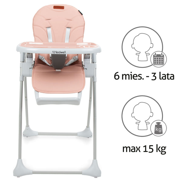 Kidwell Beno Multifunctional Highchair, Pink