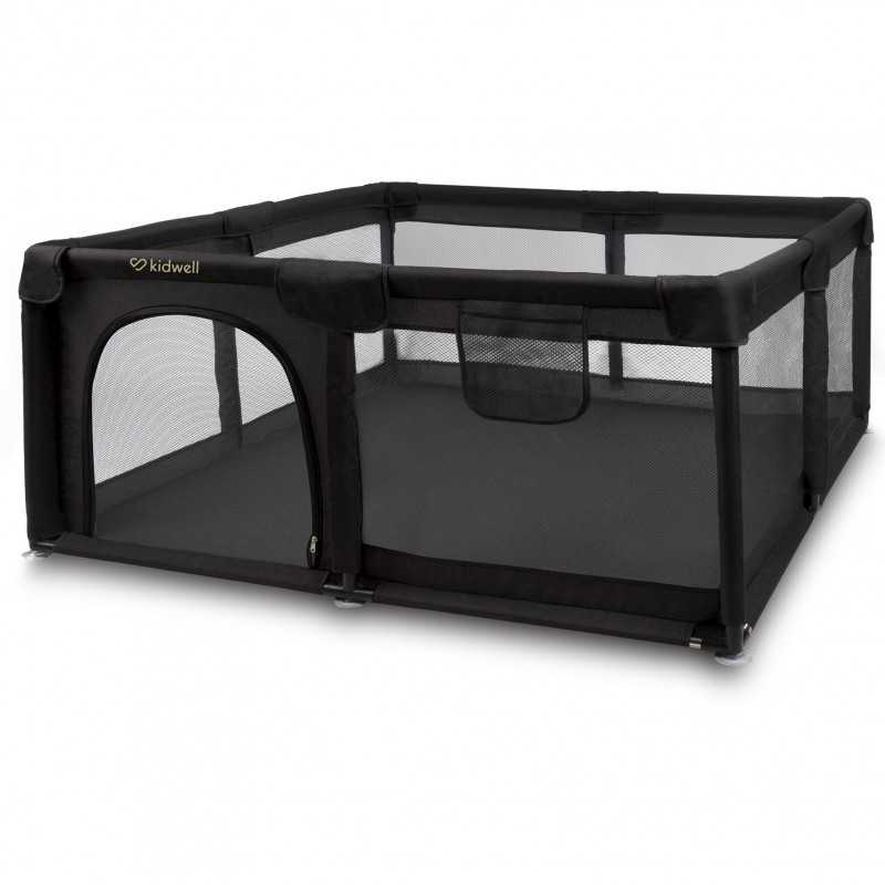 Kidwell Fanko Square Playpen (130 x 130cm), Limited Edition Black