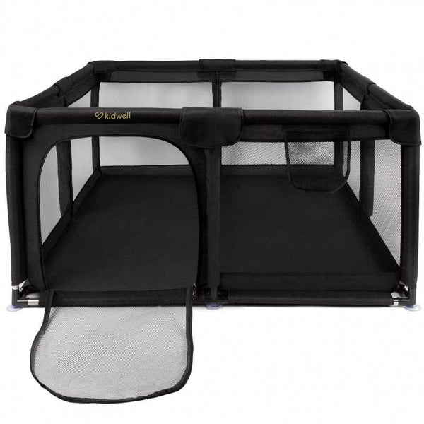 Kidwell Fanko Square Playpen (130 x 130cm), Limited Edition Black