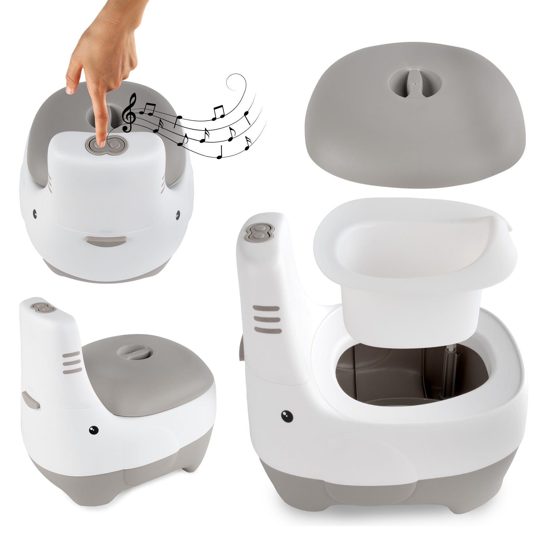 Kidwell Fino Interactive Potty, Grey