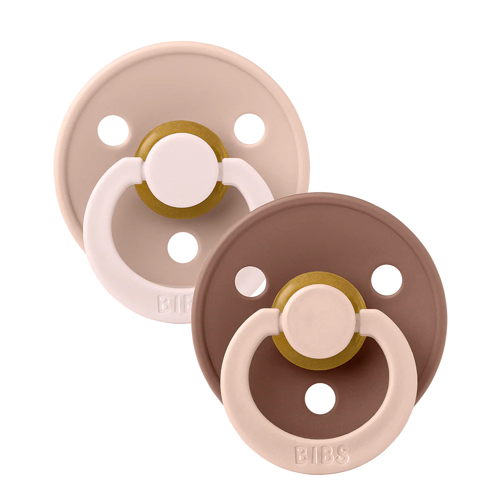 STUDIO Colour Pacifiers 2 Pack Fusion - Blush Woodchuck mix