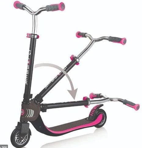 Globber Foldable Scooter Pink 50cm x 15cm x 101cm