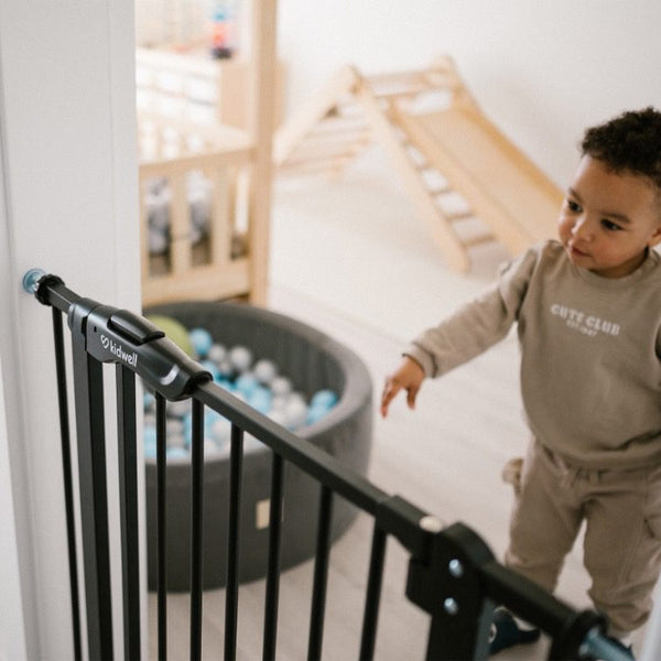 Kidwell Guarda Safety Gate (75-105 cm), Black