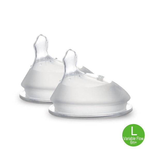 Haakaa Generation 3 Silicone Orthodontic Bottle Nipple (2-pack)