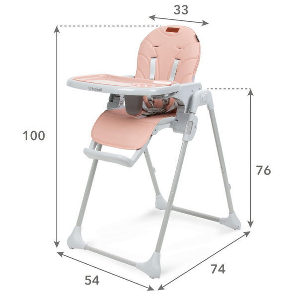Kidwell Beno Multifunctional Highchair, Pink
