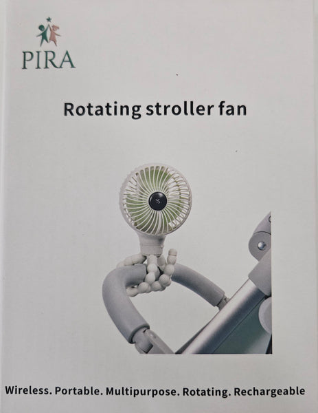 PIRA Rechargeable Rotating Stroller Fan