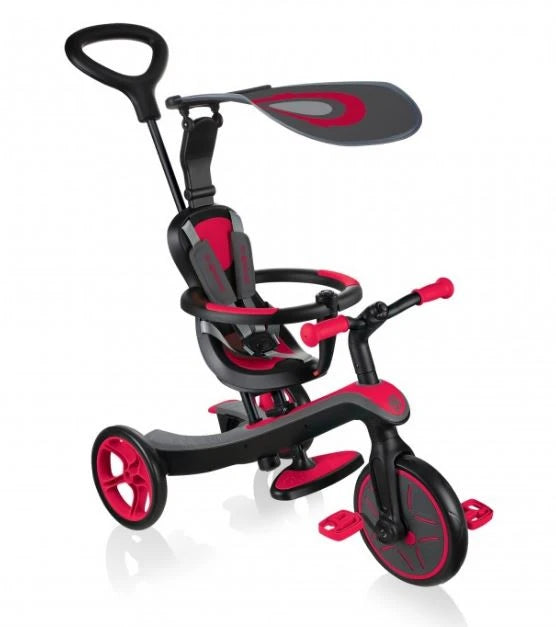 Globber 4 In 1 Explorer Trike Red
