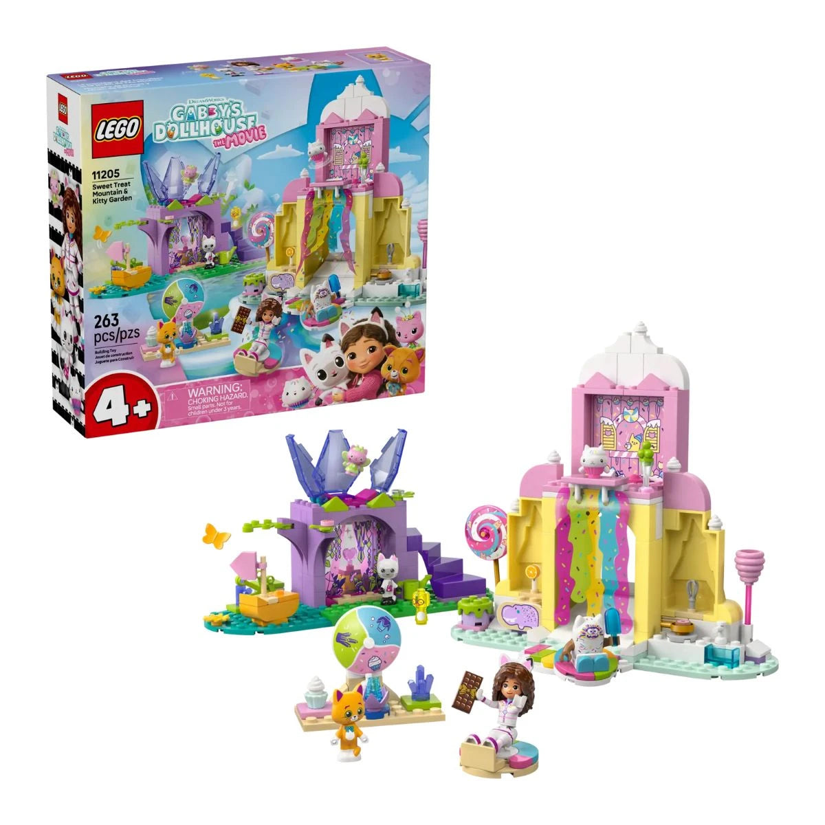 LEGO Gabby’S Treat Mountain & Kitty Garden 263 Pcs