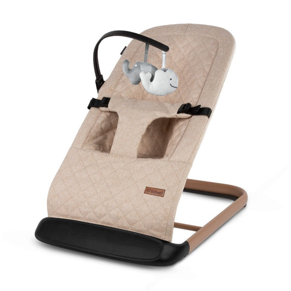 Kidwell Laro Baby Bouncer, Beige/ Wooden