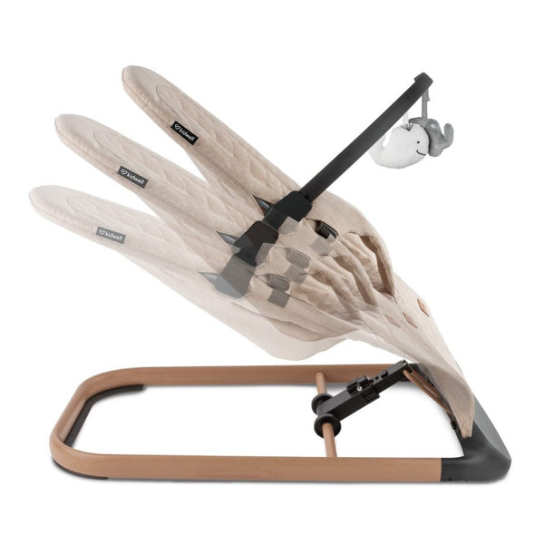 Kidwell Laro Baby Bouncer, Beige/ Wooden