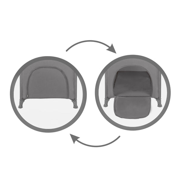 Kidwell Blissy Lift 2-Level Travel Cot / Playpen, Grey