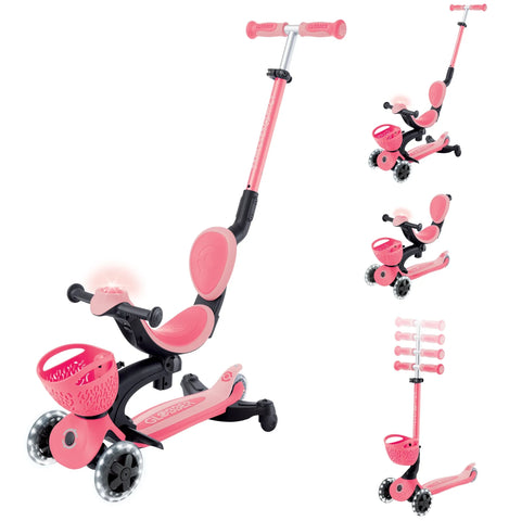 Globber Go up Baby Lights 360 – Pastel Pink