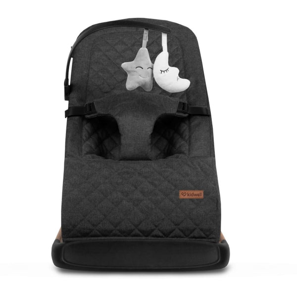 Kidwell Laro Baby Bouncer, Black/ Wooden