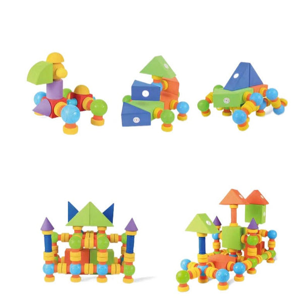 PIRA magnetic foam building blocks- 99 piece Character Set