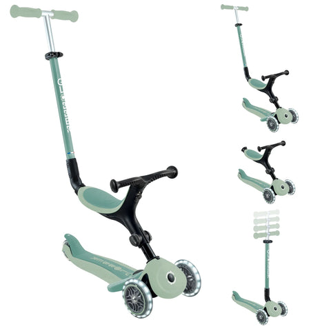 Globber Go Up Active Lights-Pistachio