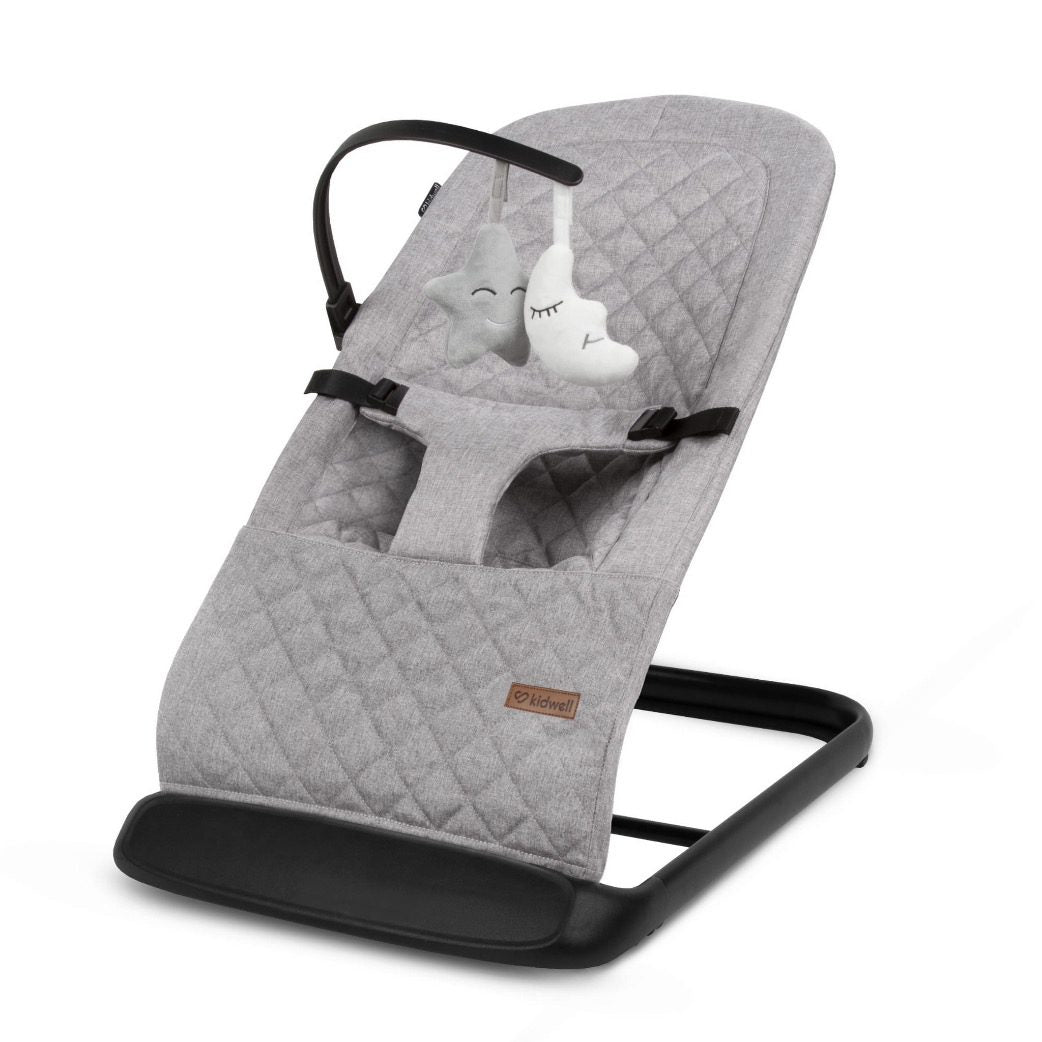 Kidwell Laro Baby Bouncer, Grey/ Black