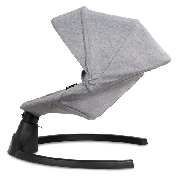 Kidwell Luxi 2-in-1 Electric Rocker & Lounger with Mosquito Net & Bluetooth, Dark Melange / Black