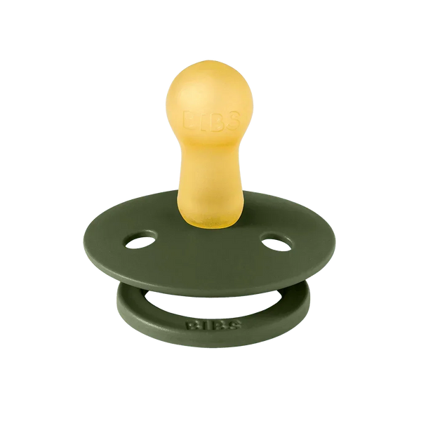 Colour Holiday Leaf Pacifiers 2 Pack - Sage/Hunter Green