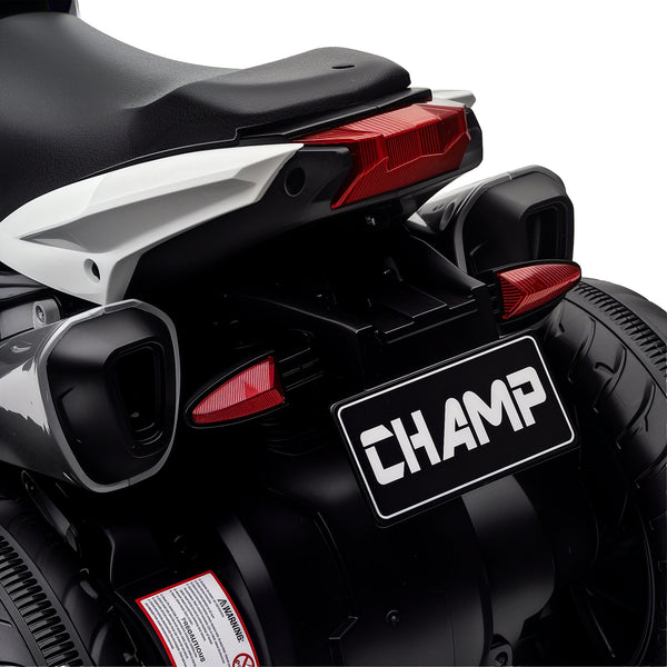 Electric Motorcycle for Children 3-5 Years Max. 25kg with Lights, Music, 6V Battery and 3km/h Speed, 86x42x52 cm Blue