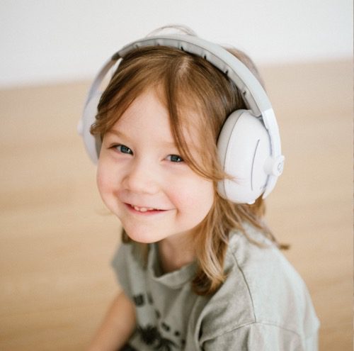 Kidwell Orso 2-in-1 Noise-Canceling Protective Headphones, Grey