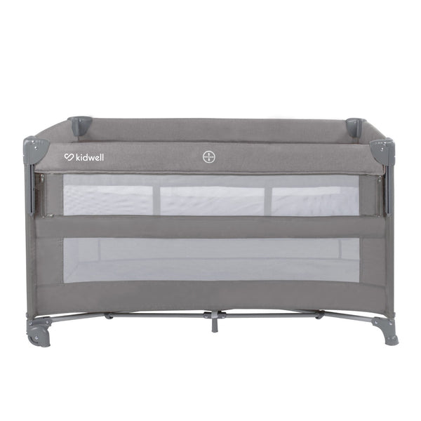 Kidwell Blissy Lift 2-Level Travel Cot / Playpen, Grey