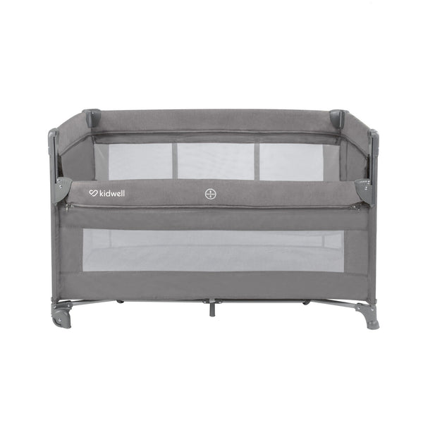 Kidwell Blissy Lift 2-Level Travel Cot / Playpen, Grey