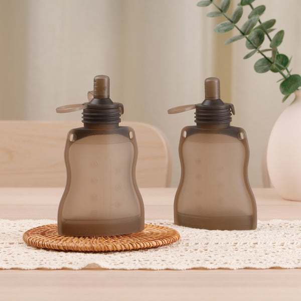 Haakaa Silicone Squeezy Pouch – 130ml (2-pack)