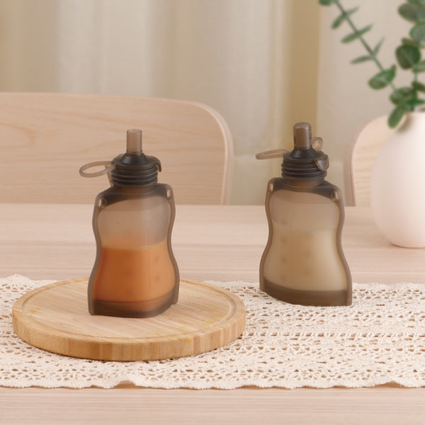 Haakaa Silicone Squeezy Pouch – 130ml (2-pack)