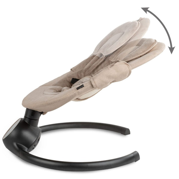 Kidwell Reve 2-in-1 Electric Rocker & Bouncer with Mosquito Net & Bluetooth, Beige / Gold