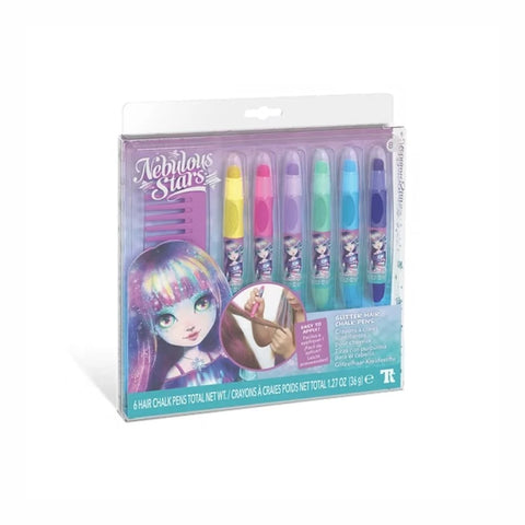 Nebulous Stars Glitter Hair Chalk Pens
