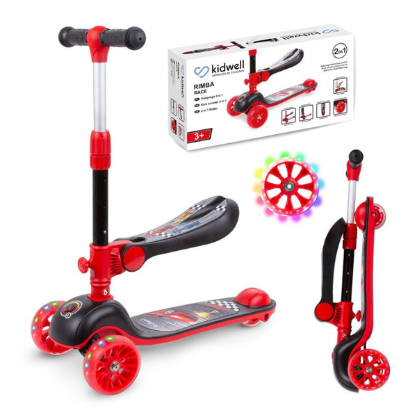 Kidwell Rimba Foldable Balance Scooter with Seat, Race