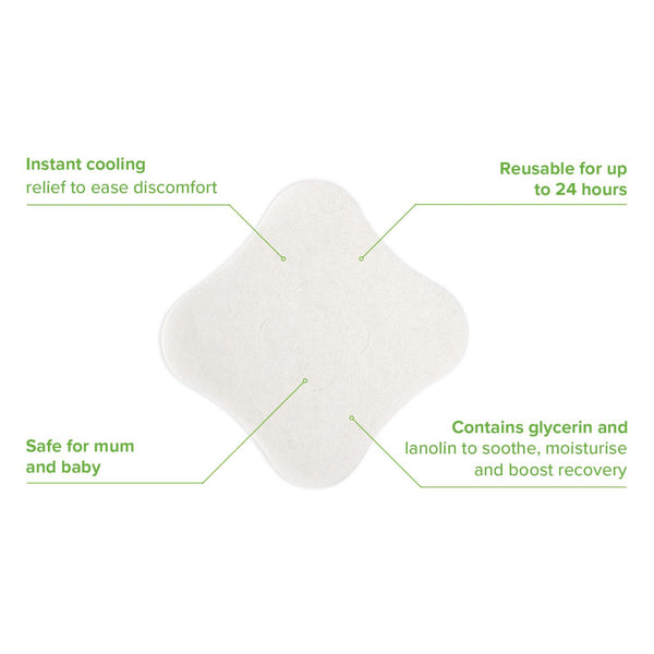Haakaa Soothing Hydrogel Breast Pads (8-pack)