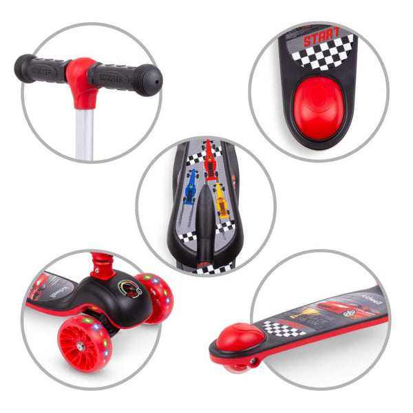 Kidwell Rimba Foldable Balance Scooter with Seat, Race