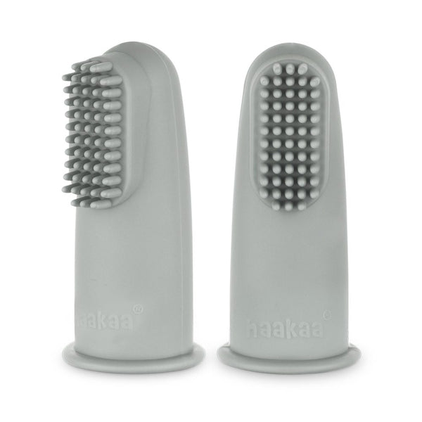 Haakaa Textured Silicone Finger Toothbrush (2-pack)