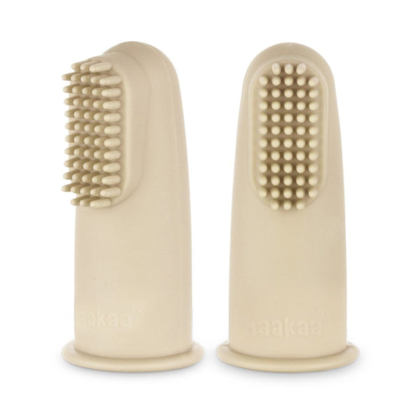 Haakaa Textured Silicone Finger Toothbrush (2-pack)
