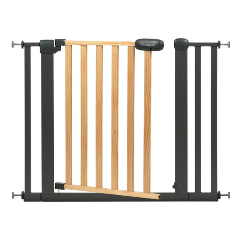 Kidwell Trasti Safety Gate (74-105 cm), Pine Wood & Powder-Coated Steel