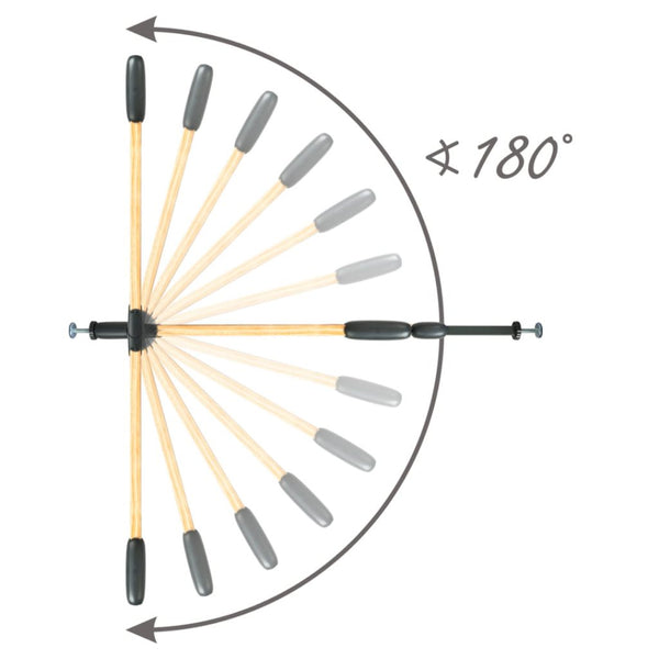 Kidwell Trasti Safety Gate (74-105 cm), Pine Wood & Powder-Coated Steel