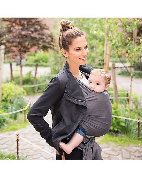 Classic Baby Carrier in pure cotton - Very easy to put on! - Slate