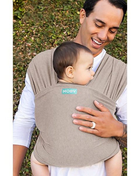 Elements Baby Carrier - Soft as a feather and very easy to put on - Taupe Grey