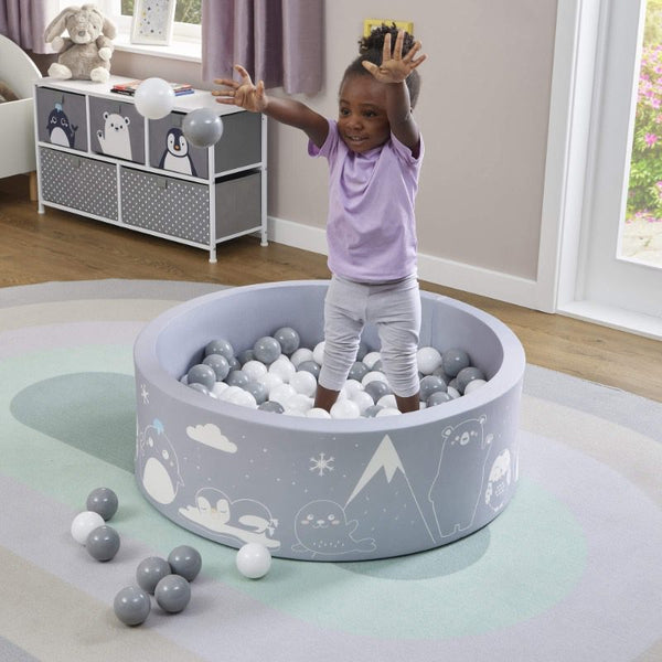 Liberty House White Wooden 3 in 1 Table & 2 Chairs with Pink Storage Bins (Copy)