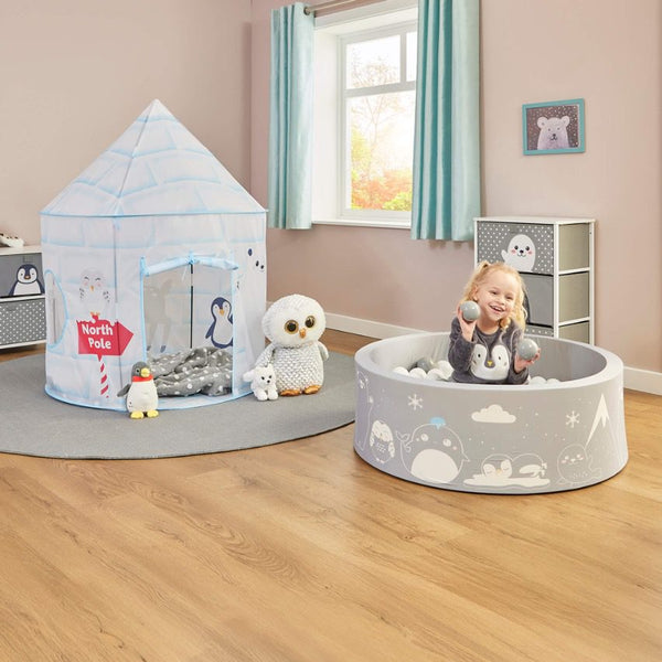 Liberty House White Wooden 3 in 1 Table & 2 Chairs with Pink Storage Bins (Copy)