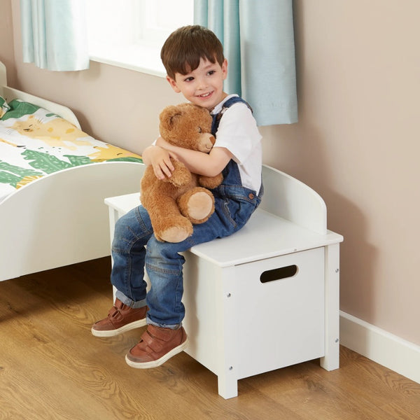 Liberty House Kid’s Classic White Toy Box